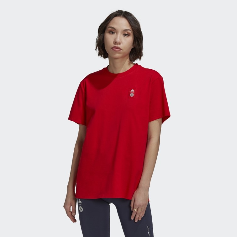 T-shirt Graphique Fc Bayern Rouge Adidas