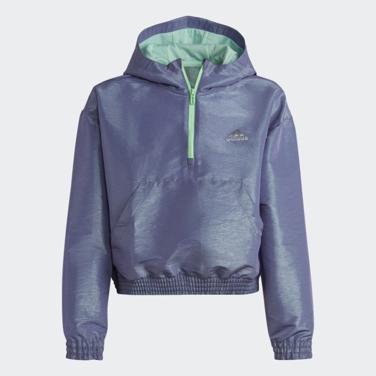 Adidas Dance - Haut De Survêtement à Capuche Tissé à Demi-zip Coupe Ample Adidas
