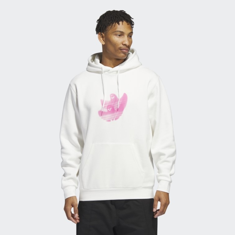 Sweat à Capuche Graphique Adidas Shmoofoil (neutre) Blanc