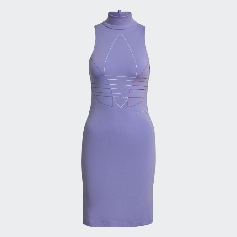 Robe De Debardeur Adidas Adicolor Triocolor Violet Clair