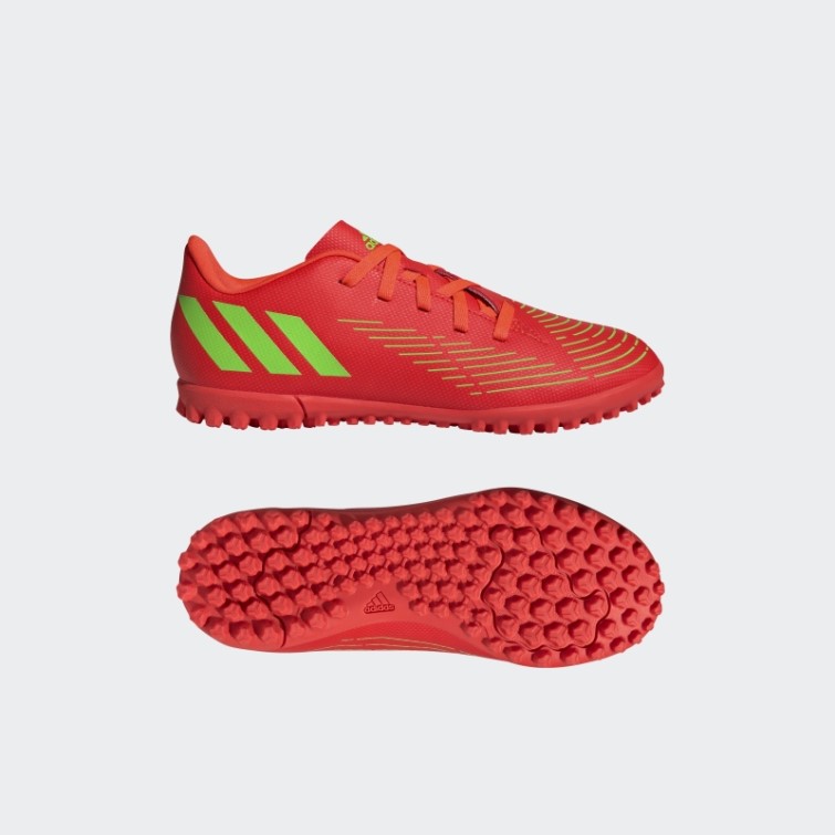 Adidas Prédateur Edge.4 Turf Chaussures Rouge
