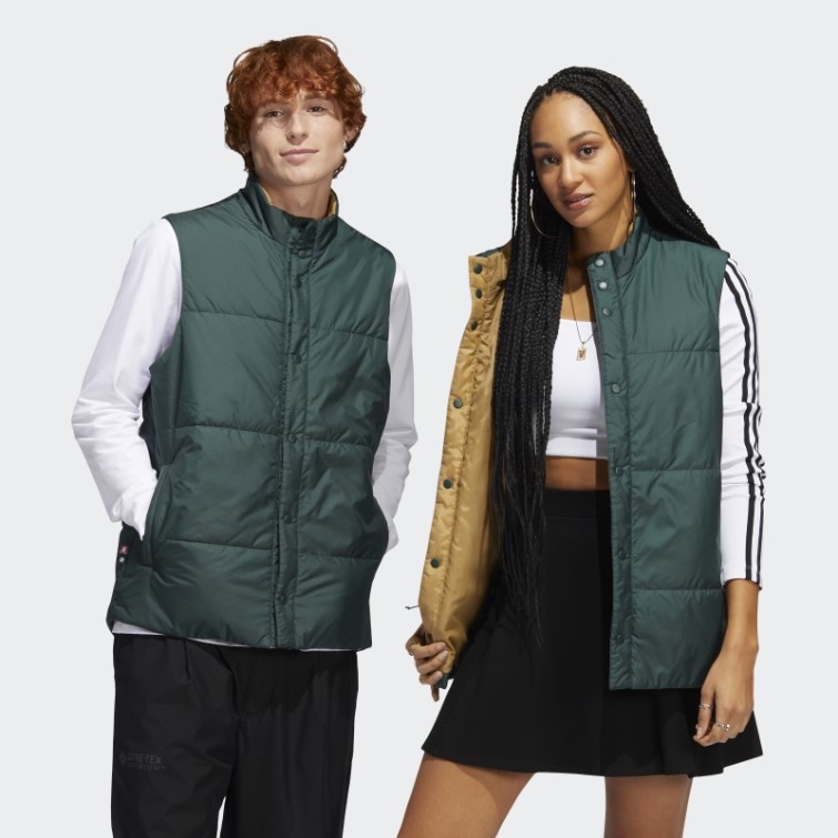 Adidas Gilet De Skateboard Primaloft (genre Neutre) Vert