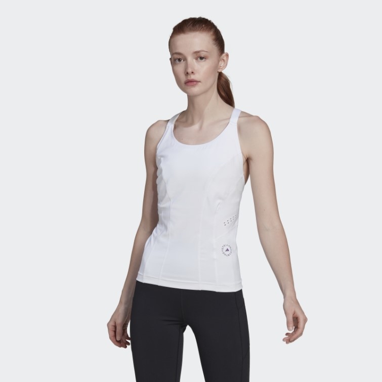 Adidas By Stella Mccartney Truepurpose Débardeur Blanc Chaud