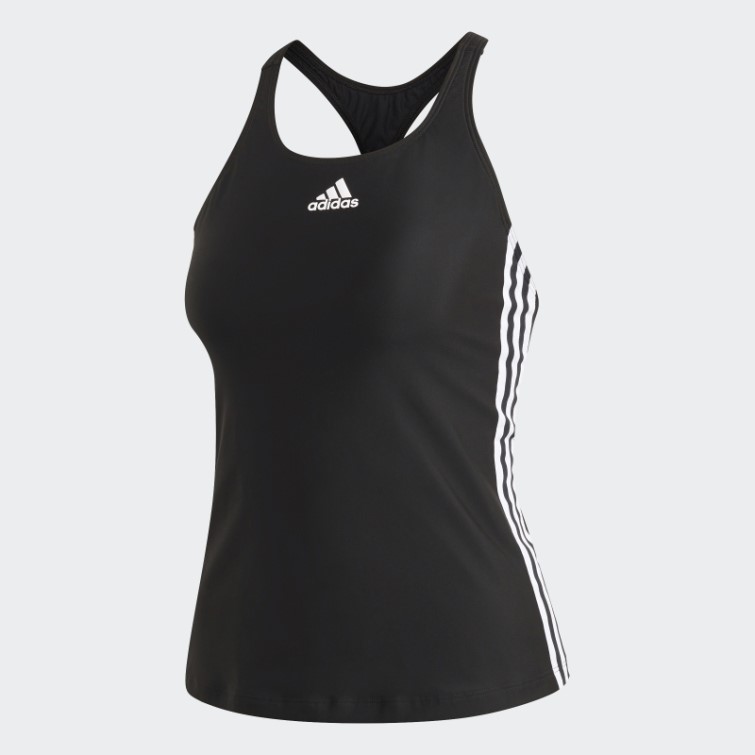 Noir Chaud Adidas Sh3.ro Classique 3-stripes Tankini Top