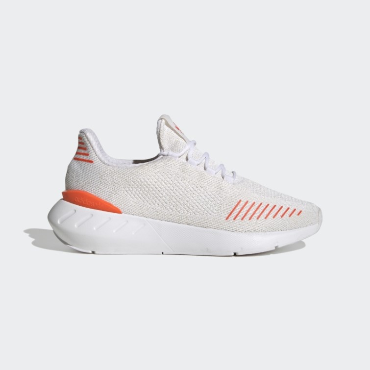 Blanc/orange