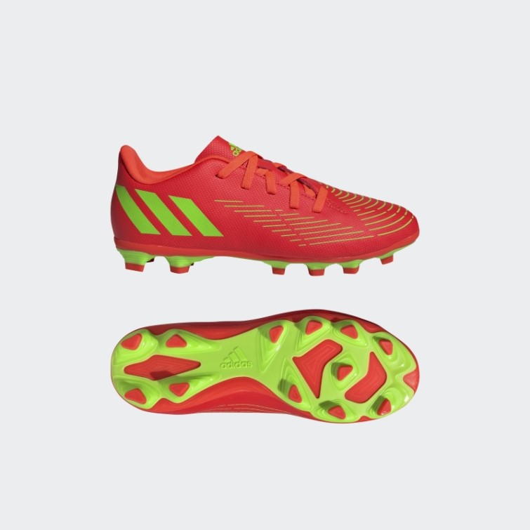 Adidas Predator Edge.4 Crampons De Sol Souples Rouge