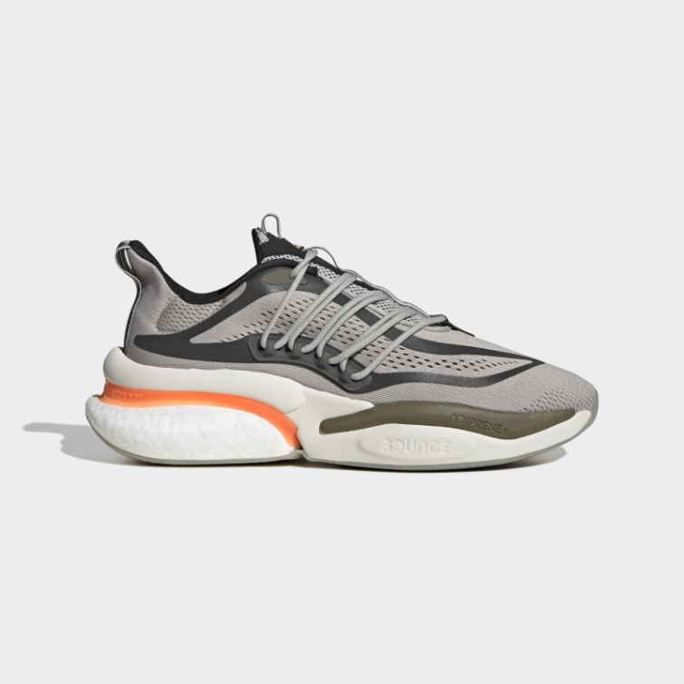 Gris Métal/orange/olive