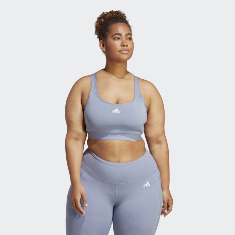 Soutien-gorge à Maintien élevé Adidas Tlrd Move Training Violet Argenté (grande Taille)