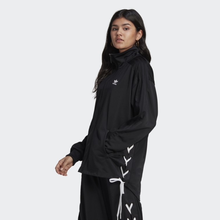 Adidas Veste De Survêtement Noire à Lacets Always Original