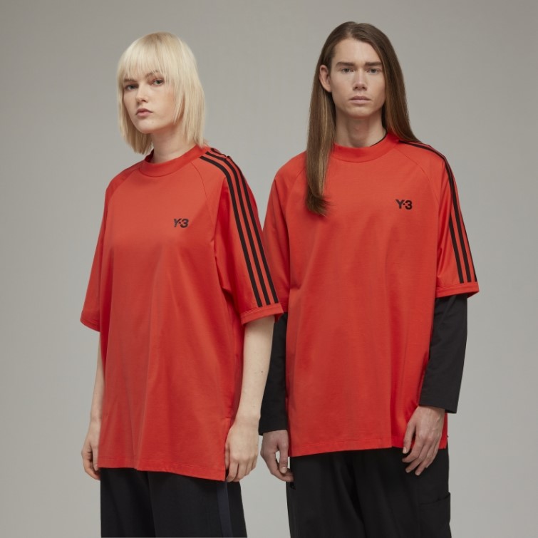 Adidas Y-3 3-stripes T-shirt à Manches Courtes