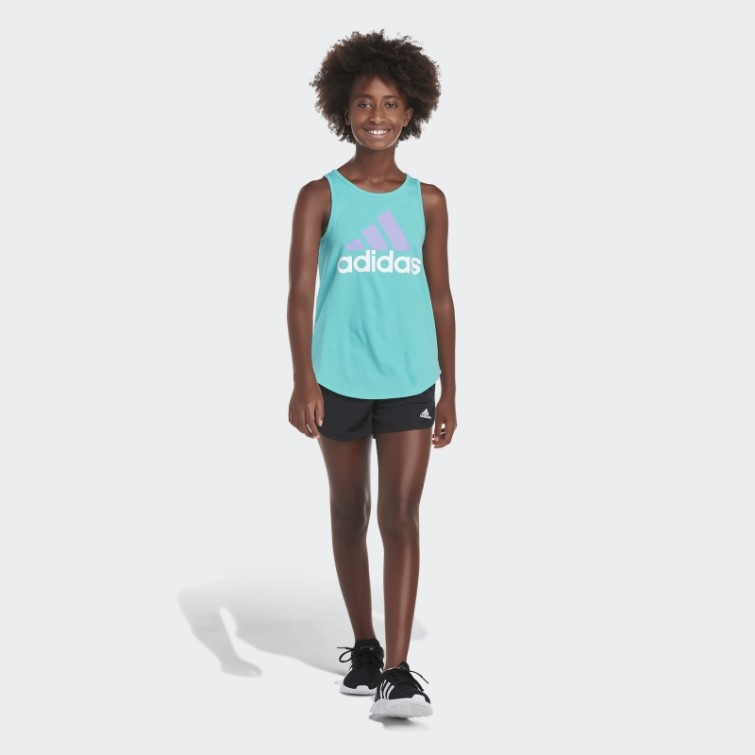 Débardeur Adidas à Ourlet Arrondi Menthe Rush