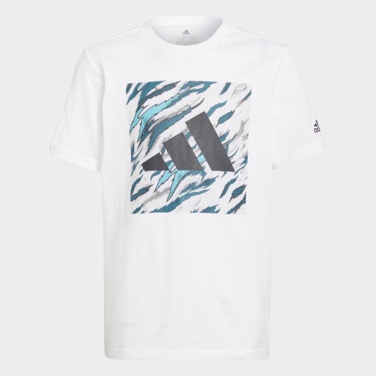 T-shirt Graphique Adidas Water Tiger Blanc