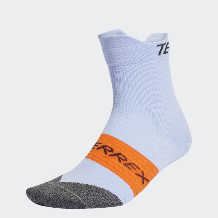 Terrex Heat.rdy Trail Running Agravic Crew Chaussettes Bleu Aube Adidas