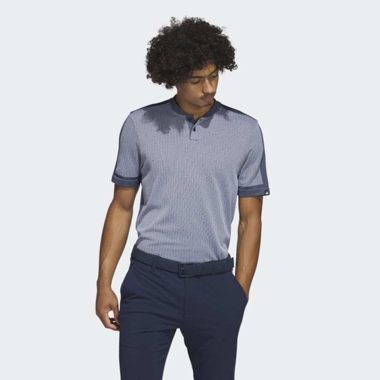 Polo De Golf Adidas Ultimate365 Tour Texturé Primeknit Blanc