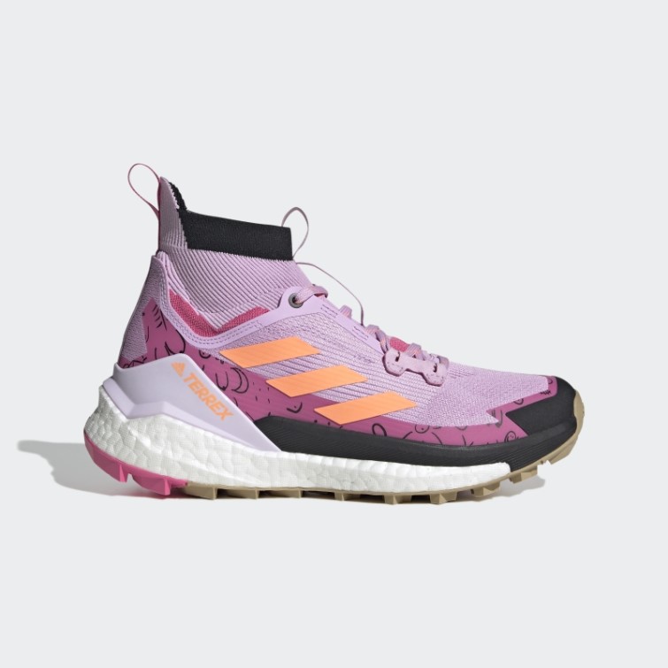 Chaussures De Randonnée Adidas Terrex Free Randonneur 2 Bca Lilas