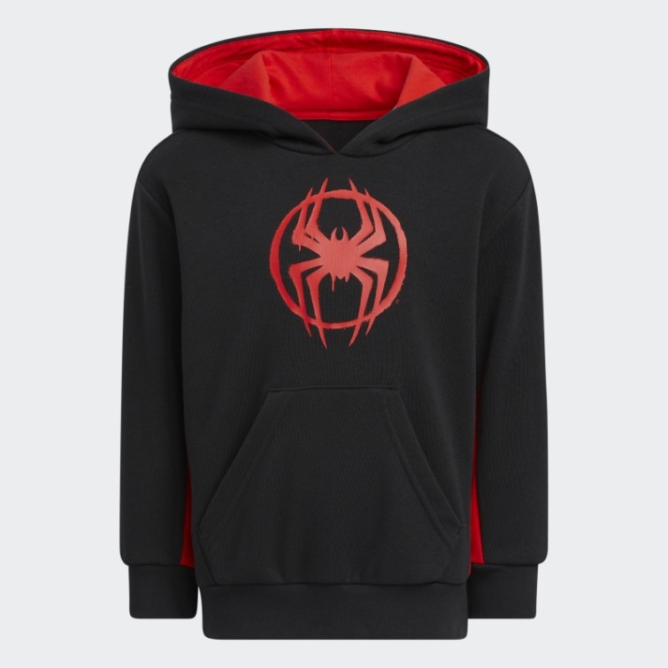 Donovan Mitchell X Marvel's Miles Morales Sweat à Capuche Noir Adidas