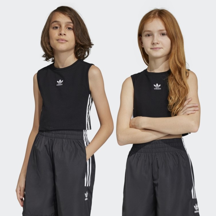 Débardeur Court Adidas Adicolor Noir