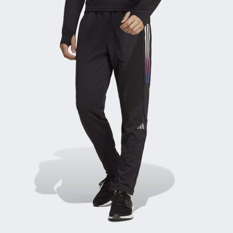 Pantalon Adidas Run Icon 3 Bandes Noir