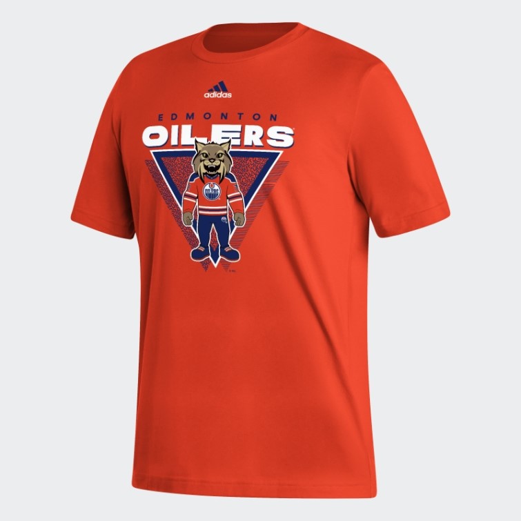 Tee Shirt Meneur De Jeu Orange Oilers Adidas