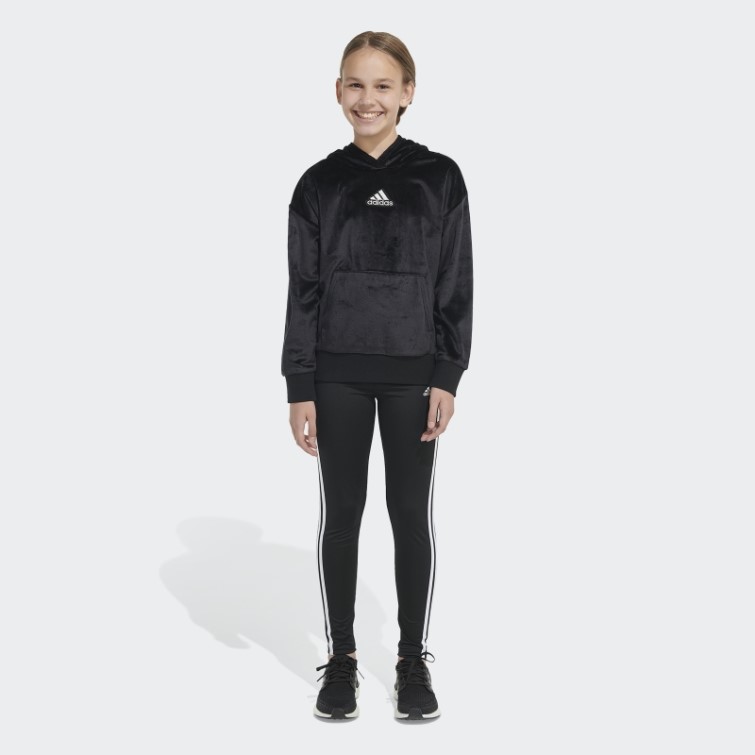 Sweat à Capuche Adidas Cosy Fleece Noir