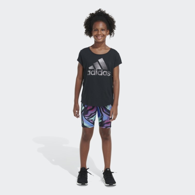 Short Cycliste Adidas Aop Noir