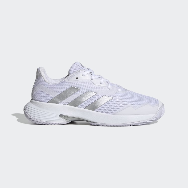 Adidas Courtjam Control Chaussures De Tennis Argent Chaud