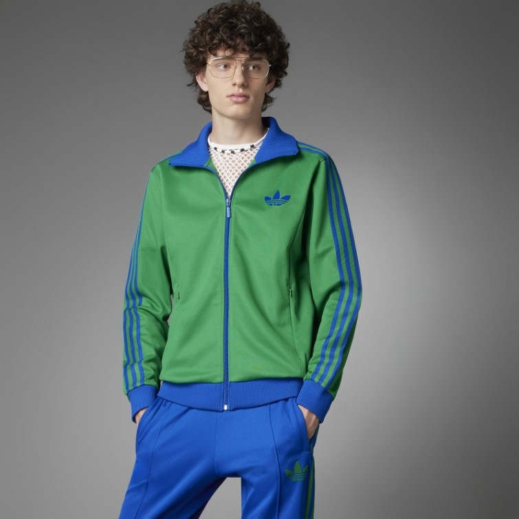 Adicolor Heritage Now Haut De Survêtement Rayé Vert Adidas