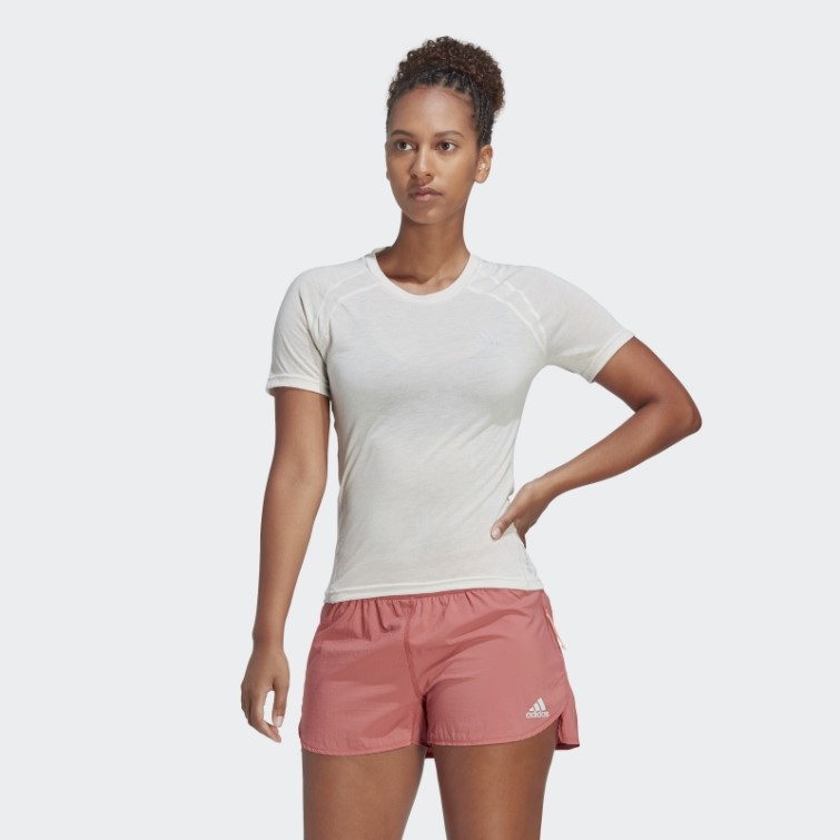 X-city T-shirt De Course Adidas Aluminium