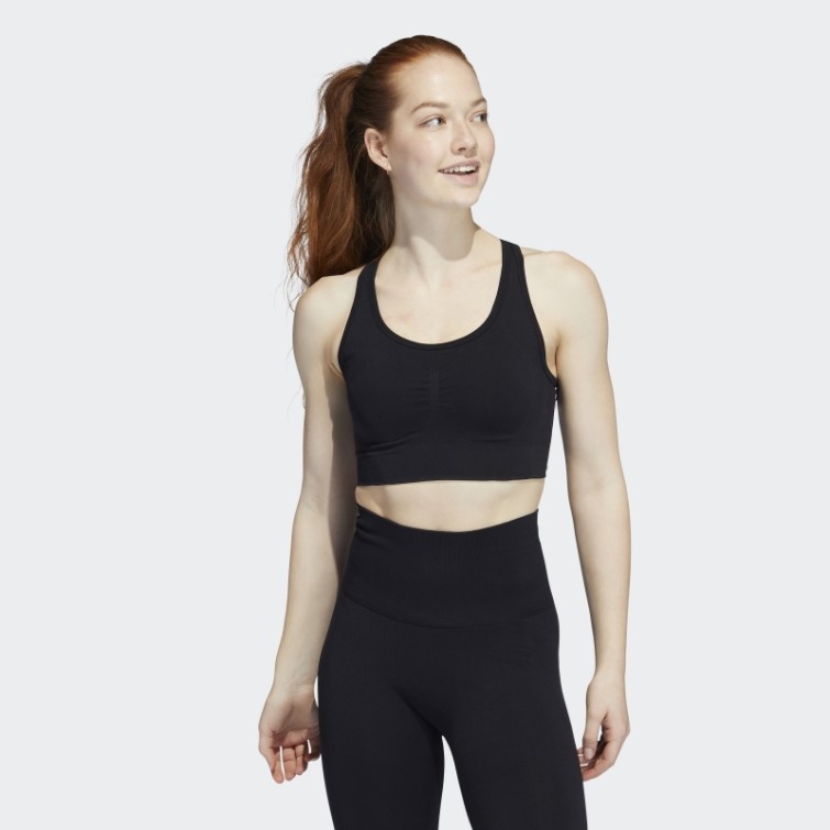 Soutien-gorge Noir à Maintien Moyen Adidas Formotion Sculpt