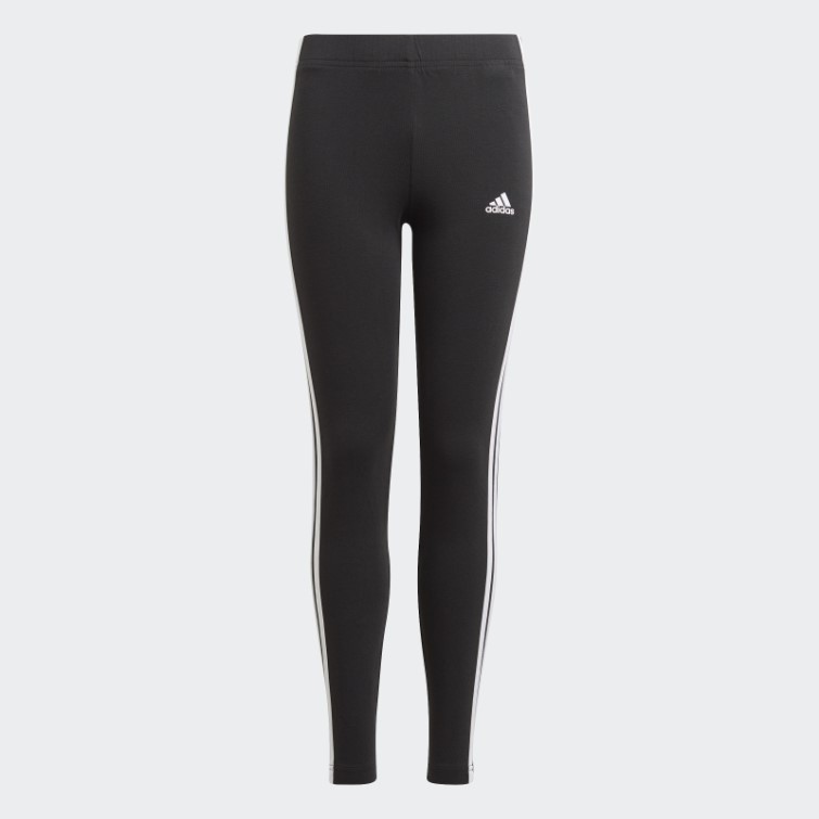 Adidas Essentials 3-stripes Leggings Noir Chaud