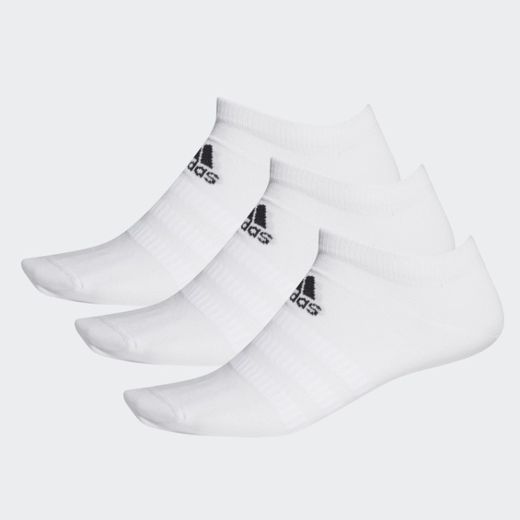 3 Paires De Chaussettes Basses Adidas Blanches