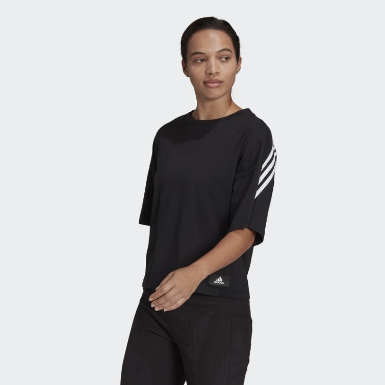 Adidas Sportswear Future Icons 3-stripes T-shirt Noir Chaud