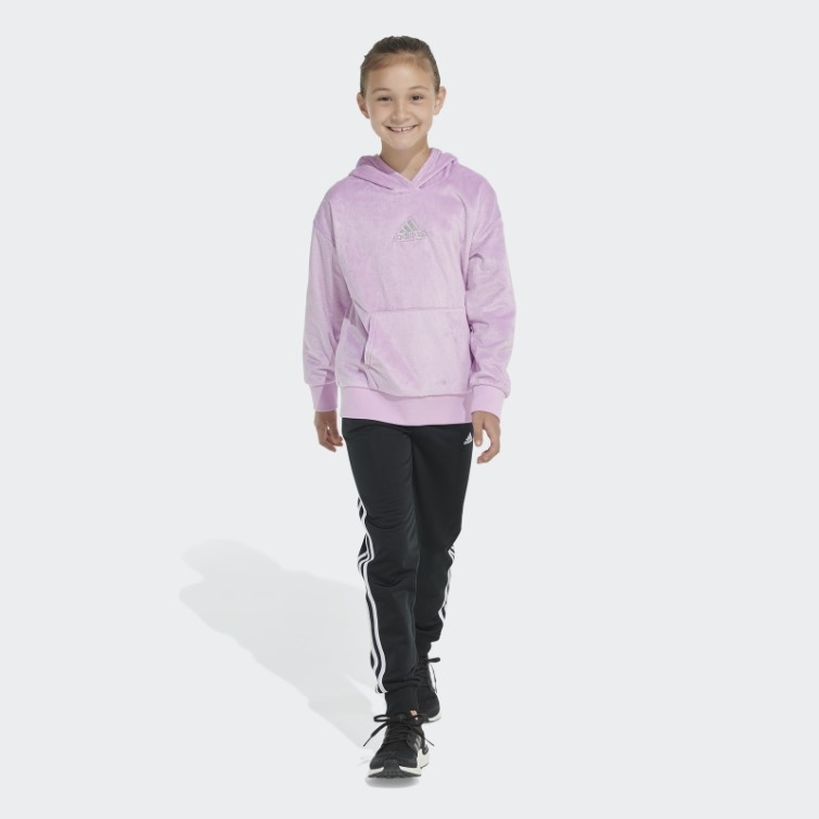Sweat à Capuche Adidas Cosy Fleece Lilas