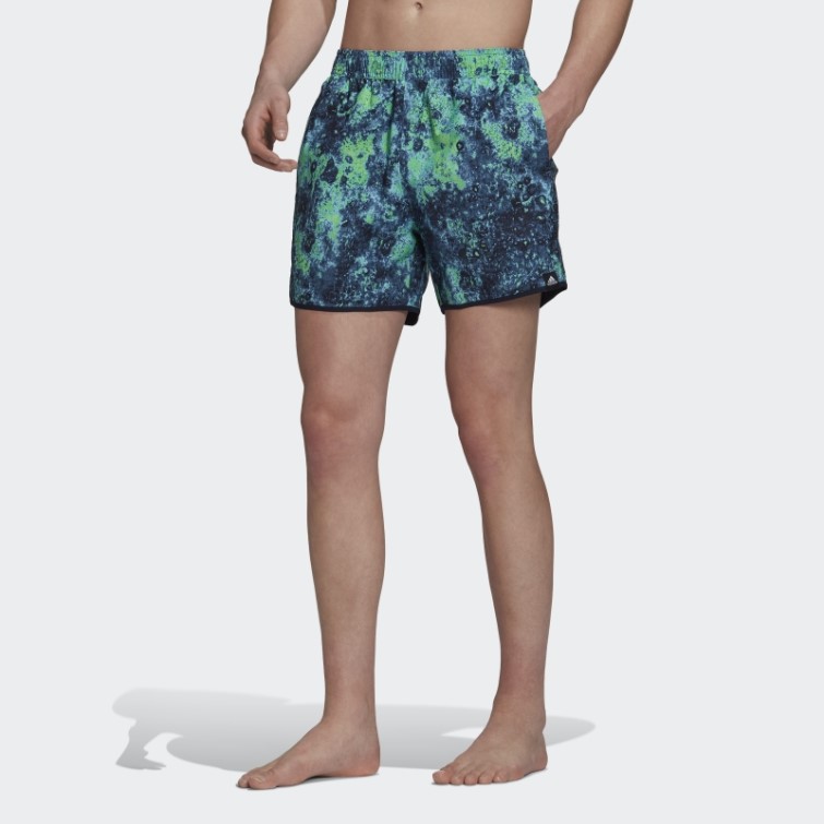 Short De Bain Clx Réversible Adidas Bleu Short Length Melting Salt