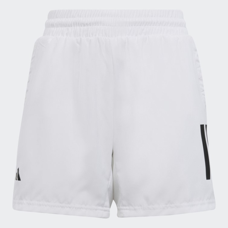 Adidas Short Club Tennis 3 Bandes Blanc Mode