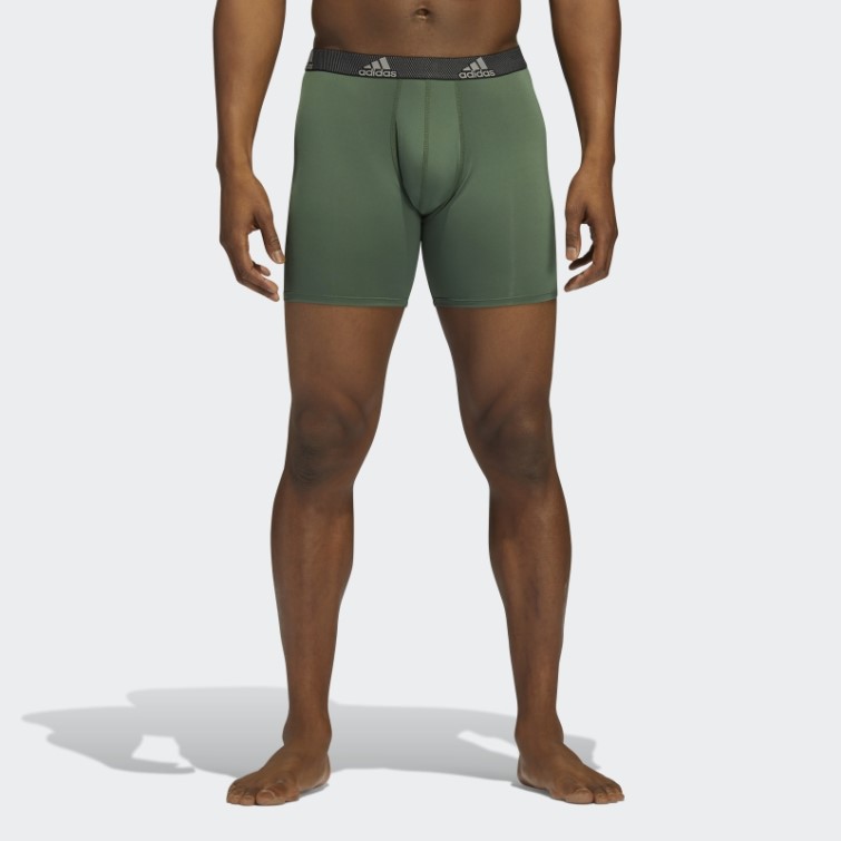 Boxer Performance 3 Paires Vert Oxyde Adidas