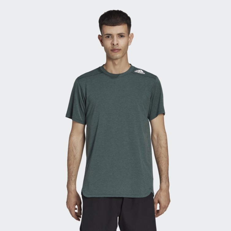 Conçu Pour L'entraînement Tee Vert Adidas