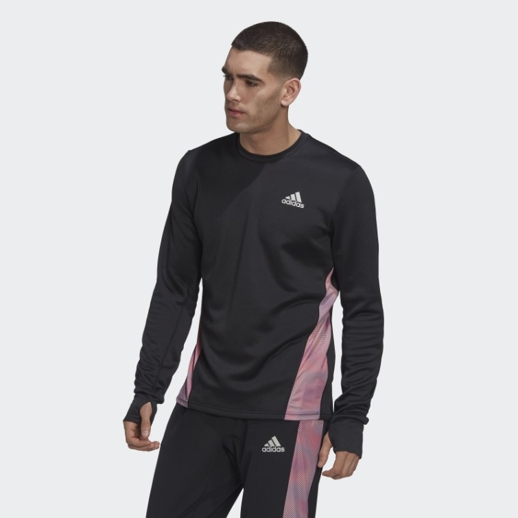 Adidas Possède Le Sweat Colorblock Run Multicolore