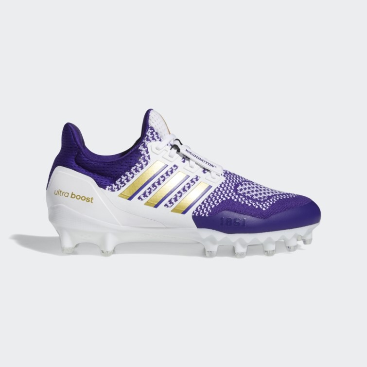 Blanc/doré/violet