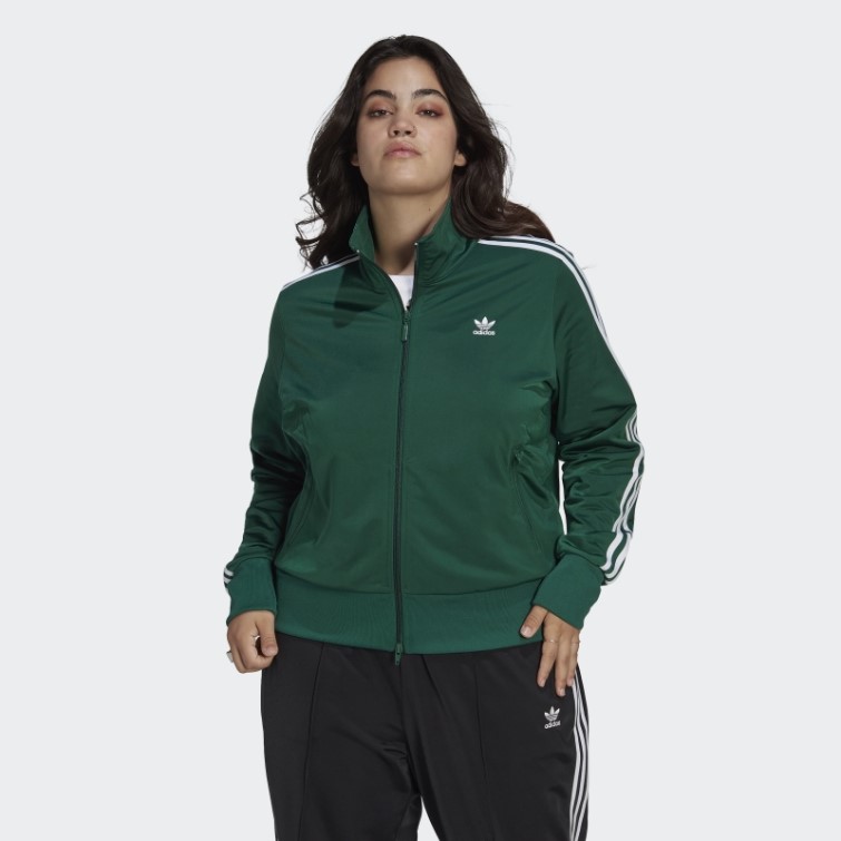 Adidas Adicolor Classics Firebird Track Top (taille Plus) Vert Foncé