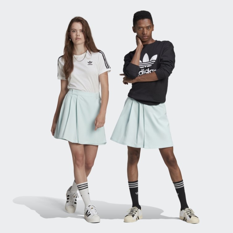 Adidas Adicolor Blue Contempo Jupe Ajustée (non Genrée)