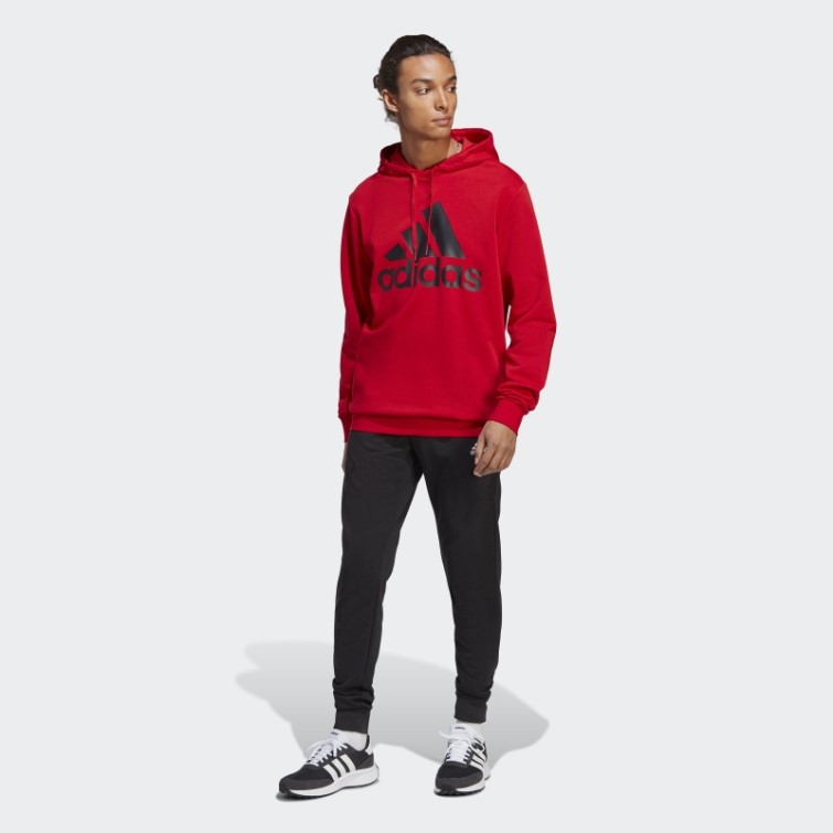 Adidas écarlate Survêtement En Tissu éponge à Gros Logo