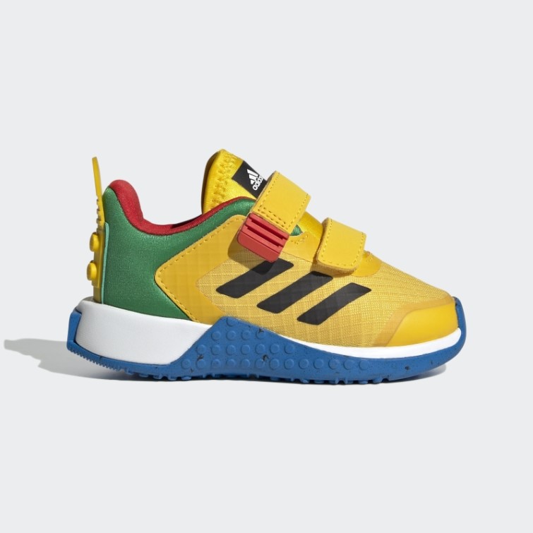 Adidas Dna X Lego Chaussures à Deux Bandes Auto-agrippantes Eqt Jaune Mode
