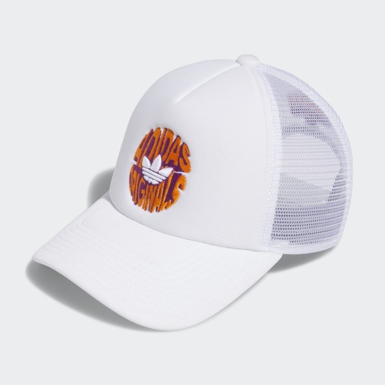 Casquette Trucker Spirale Blanche Adidas