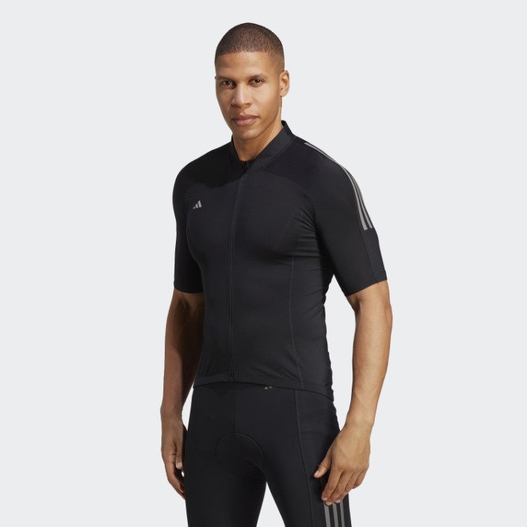 Adidas Maillot Cycliste Manches Courtes Noir