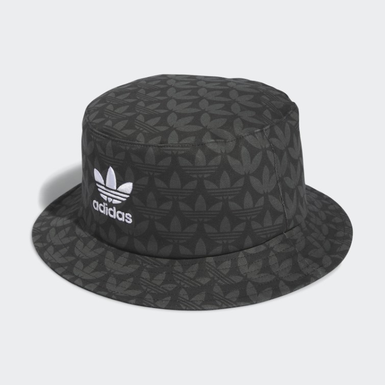 Bob Adidas Noir Monogramme Trèfle