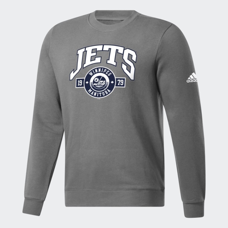 Sweat Gris Adidas Jets Fleece Crew