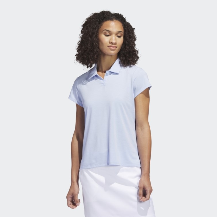 Go-to Polo Chiné Adidas Bleu Aube Mel
