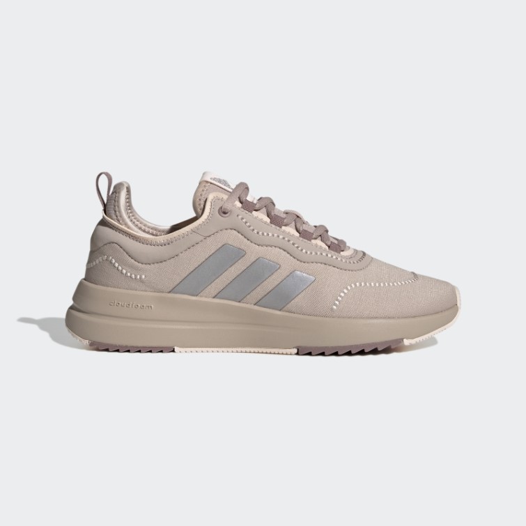 Chaussures De Course Adidas Confort Taupe