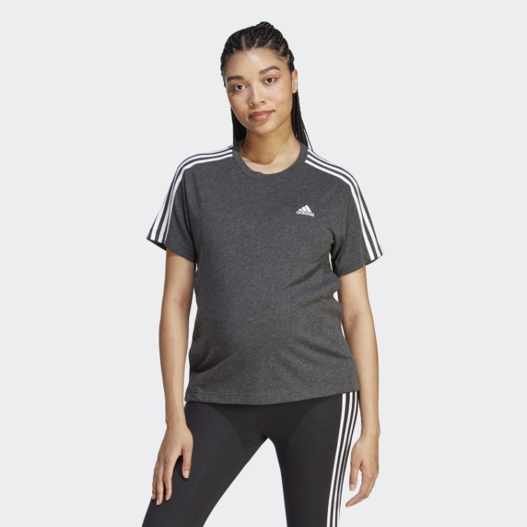 T-shirt De Maternité Adidas Noir Chiné